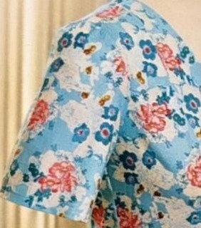 Flared sleeve illustration showing gentle widening shape