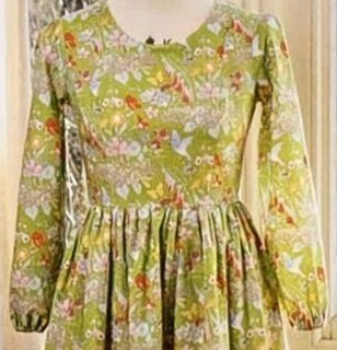 Puff sleeve pattern showing rounded, gathered structure.