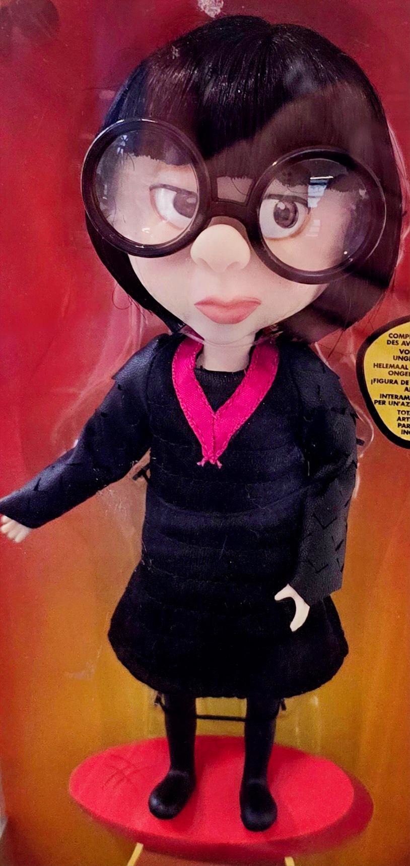 Edna Mode safely in her box